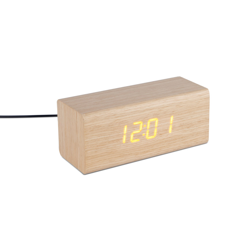 Stolní hodiny / budík Timber 27166
