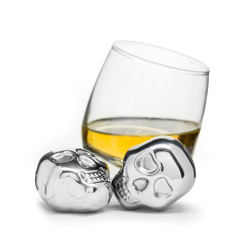 Chladící nerezové lebky Whiskey Skulls 5017624, 2ks
