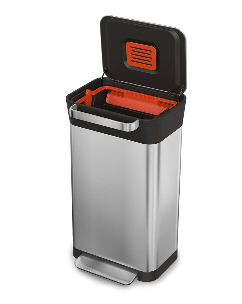 Odpadkový koš stlačovací - kompaktor Titan 30L Stainless-steel 30030