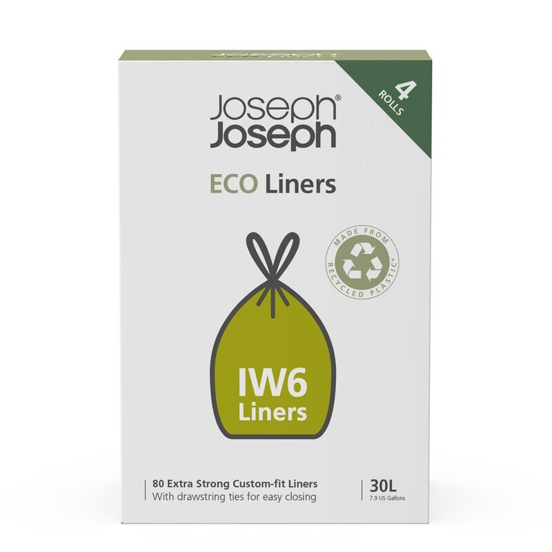 Sáčky na odpadky IW6 Eco Grey 30L/4sady/80ks 30143