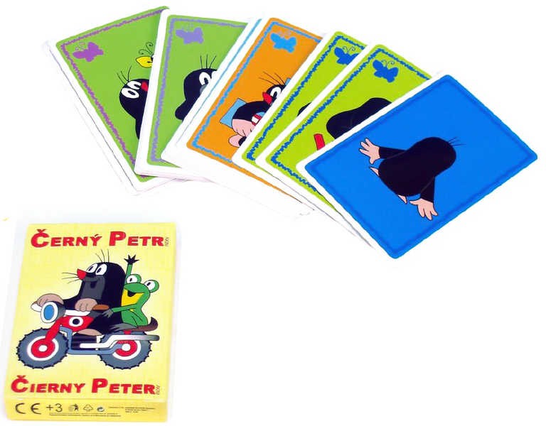 DINO Hra Černý Petr KRTEK karty v papírové krabiččce *SPOLEČENSKÉ HRY* ;