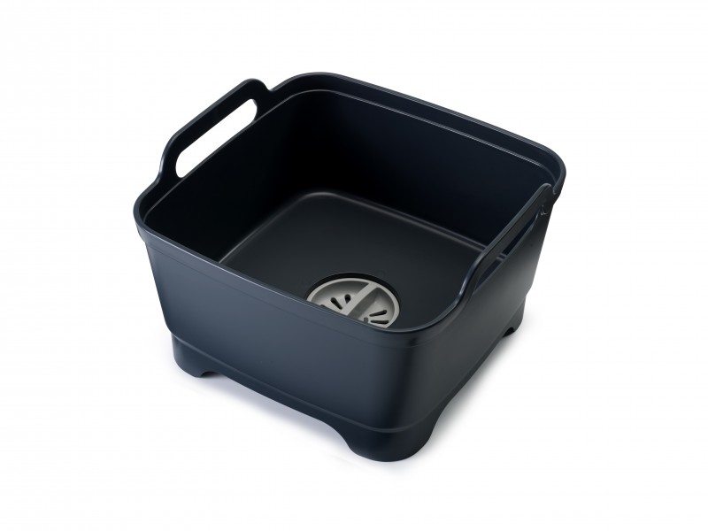 Mycí nádoba s uzavíratelným odtokem Wash&Drain 85056, šedá