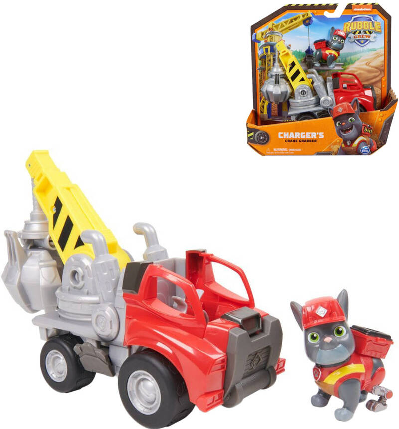 SPIN MASTER Rubble & Crew základní vozidlo s figurkou Charger Tlapková Patrola