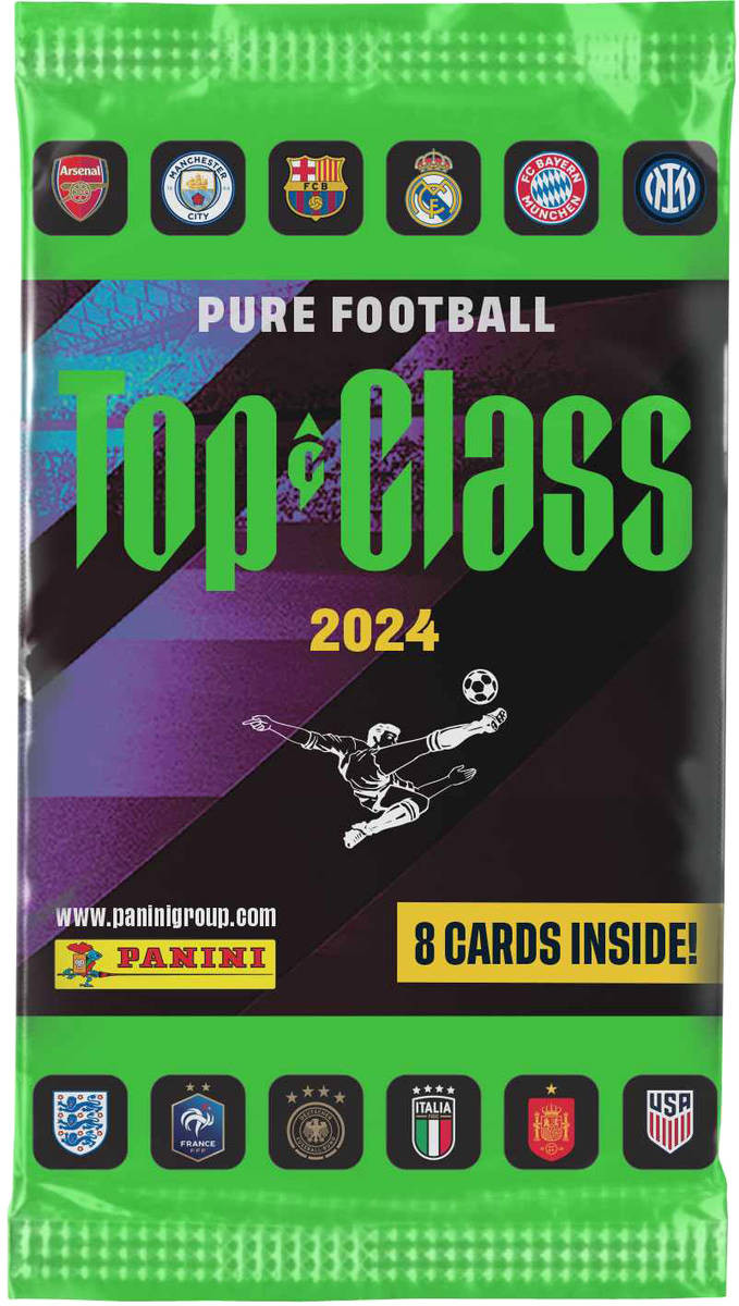 PANINI TOP CLASS 2024 Sběratelské karty Pure Football booster