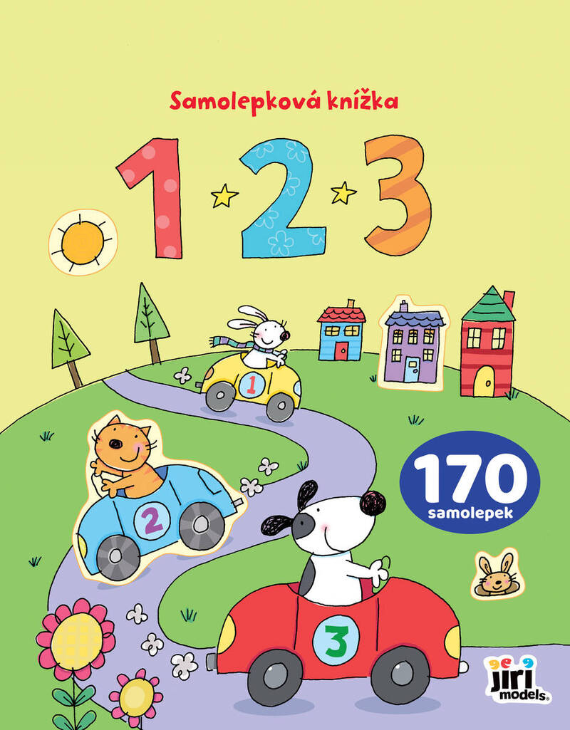 JIRI MODELS Knížka samolepková 123 170+ samolepek