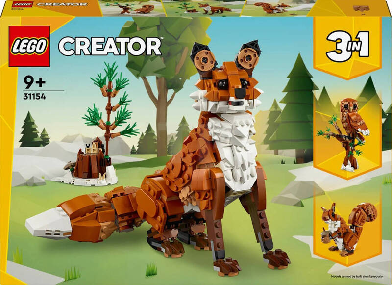 LEGO CREATOR Liška obecná 3v1 31154 STAVEBNICE