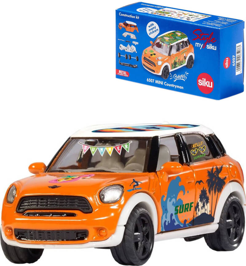 SIKU Auto skládací Mini Countryman Summer oranžový model kov 6507