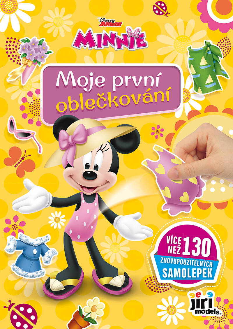 JIRI MODELS Moje první oblečkování Disney Minnie Mouse 130+ samolepek