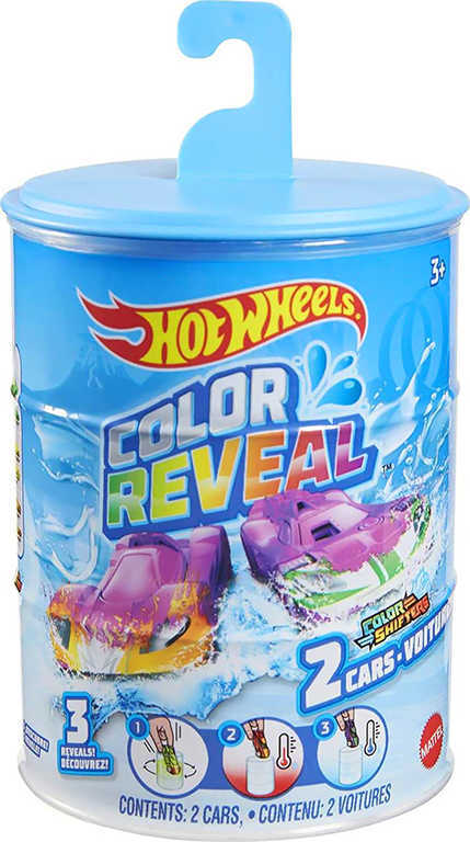 MATTEL HOT WHEELS Color Reveal set 2 autíčka mění barvu ve vodě