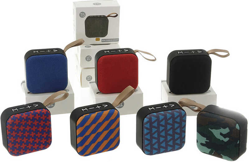 Bezdrátový bluetooth reproduktor s USB kabelem a FM rádiem na baterie