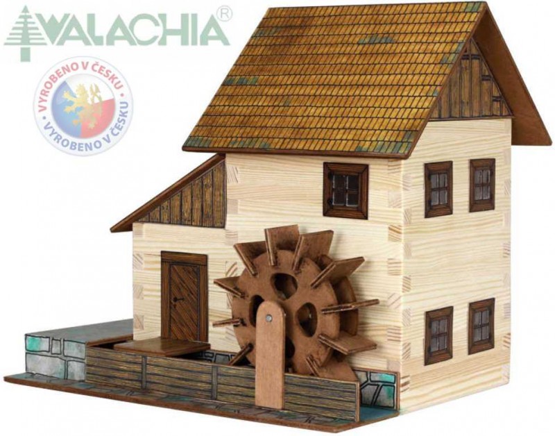 WALACHIA Vodní mlýn 33W16 dřevěná stavebnice