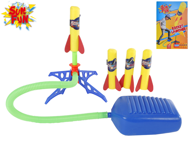 Sun Fun vystreľovač rakiet + 4rakety v krabičke