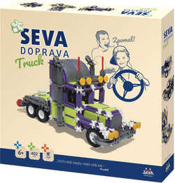 VISTA SEVA DOPRAVA Truck polytechnická STAVEBNICE 402 dílků
