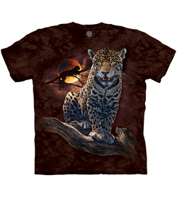Blood Moon Leopard - Tričko s 3D potiskem