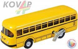KOVAP Dopravní prostředky autobus plechový 1:43 na klíček 20cm Kov 0492