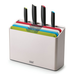 Prkénka a nože se stojanem Folio Icon Plus 60227, Silver / Multicolour / Regular (30x20cm)