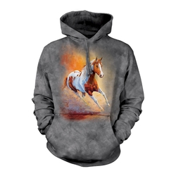 Mikina s 3D potiskem Sunset Gallop