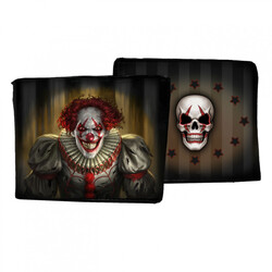 Peněženka Evil Clown – Hororová fantasy peněženka 18,5 cm s embosovaným motivem od Anne Stokes