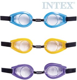 INTEX Plavecké okuliare detské 3-10 rokov na plávanie do vody 3 farby