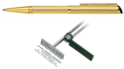 Guličkové pero s pečiatkou Heri Diagonal Gold