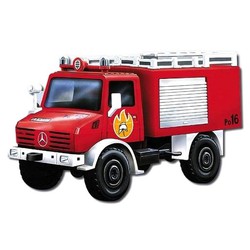 MONTI SYSTÉM 16 Auto Mercedes Unimog FIRE BRIGADE MS16 0106-16