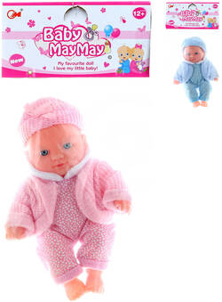 Panenka kloubové miminko batole zimní obleček tvrdé tělíčko 2 barvy