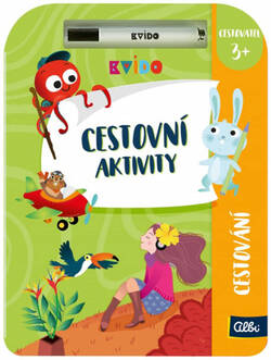 ALBI Kvído Cestovní aktivity Cestování tématický sešit s mazatelným fixem