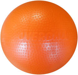 ACRA Míč overball 230mm oranžový fitness gymball rehabilitační do 90kg