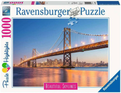 RAVENSBURGER Puzzle San Francisco most 1000 dílků 70x50cm skládačka