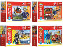 TREFL PUZZLE MiniMaxi Hrdinský Požárník Sam 22x16cm 20 dílků 4 druhy