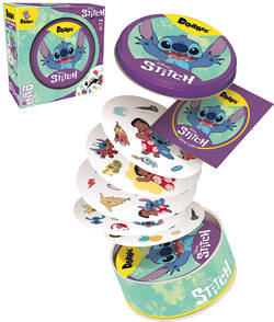 ASMODEE Hra postřehová Dobble Stitch v plechové krabičce *SPOLEČENSKÉ HRY*