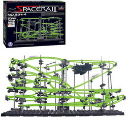SPACERAIL Kuličkodráha 260cm konstrukční stavebnice 502 dílků s výtahem