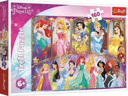 TREFL PUZZLE Princezny Portréty princezen 41x28cm skládačka 160 dílků
