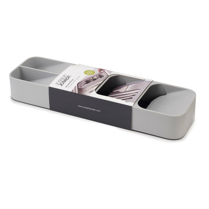 Organizér na příbory DrawerStore 85119, šedý