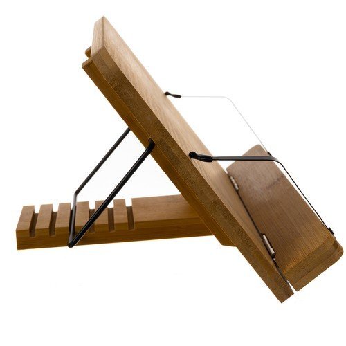 Dřevěný stojan na tablet a knihu
