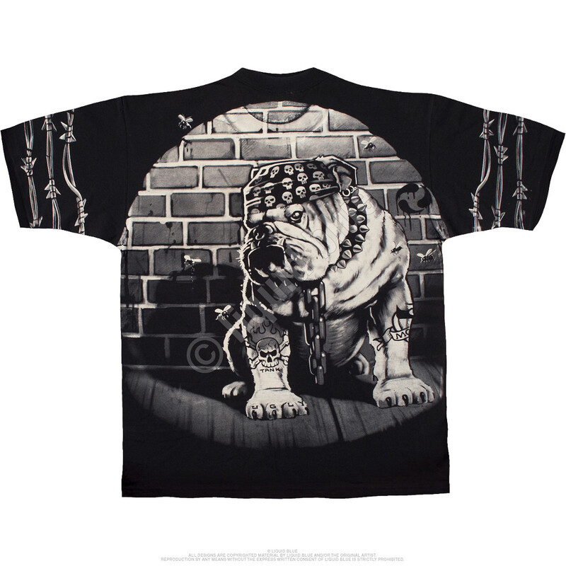 Tričko Cats Suck Bulldog Biker