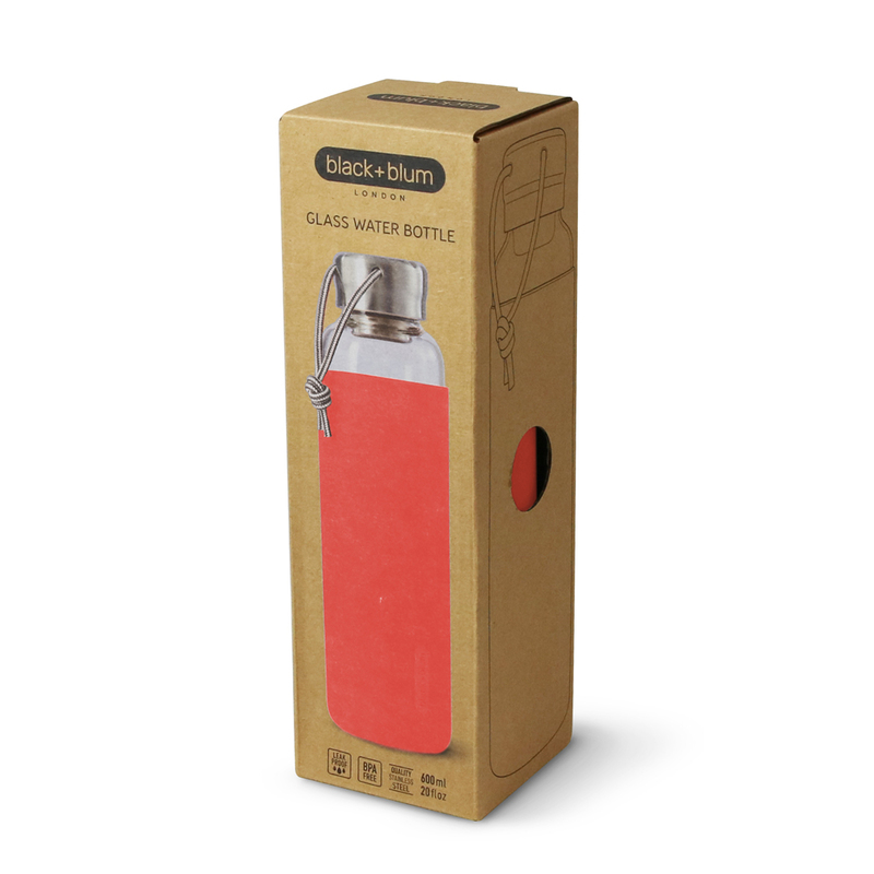 Láhev na vodu Glass Bottle GR-WB-M011 600ml Coral