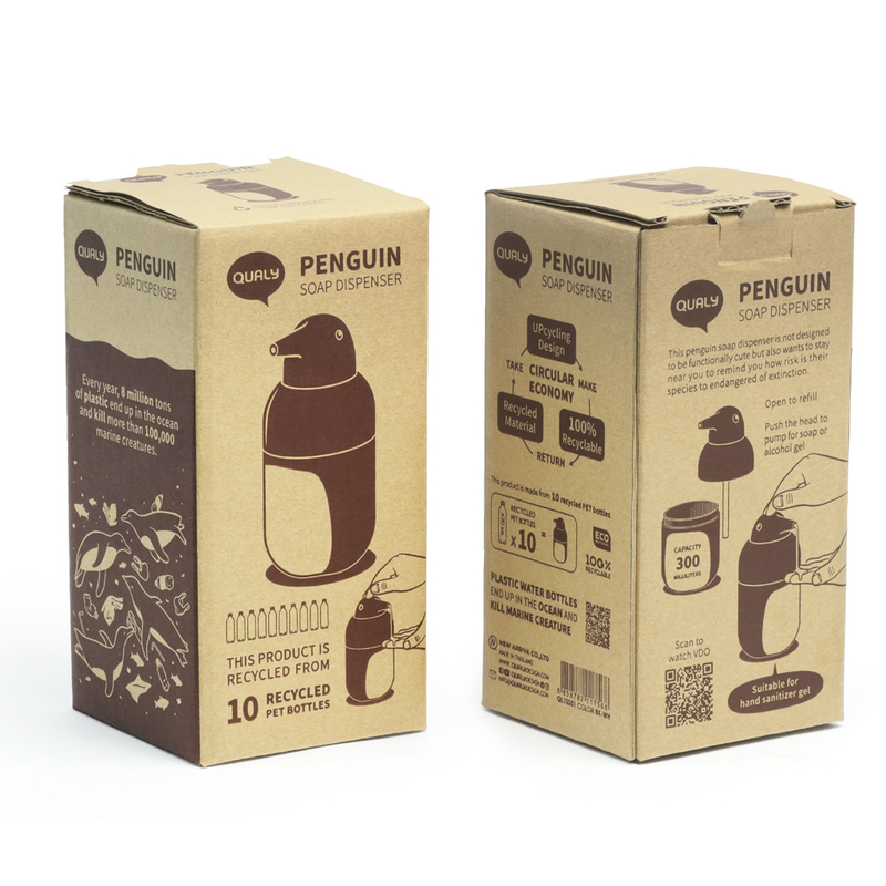 Dávkovač mýdla Penquin 10351, 300ml, bílý/šedý