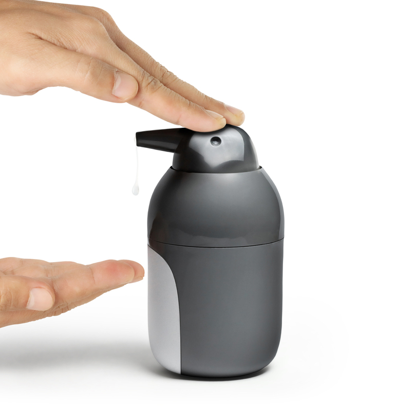 Dávkovač mýdla Penquin 10351, 300ml, bílý/šedý