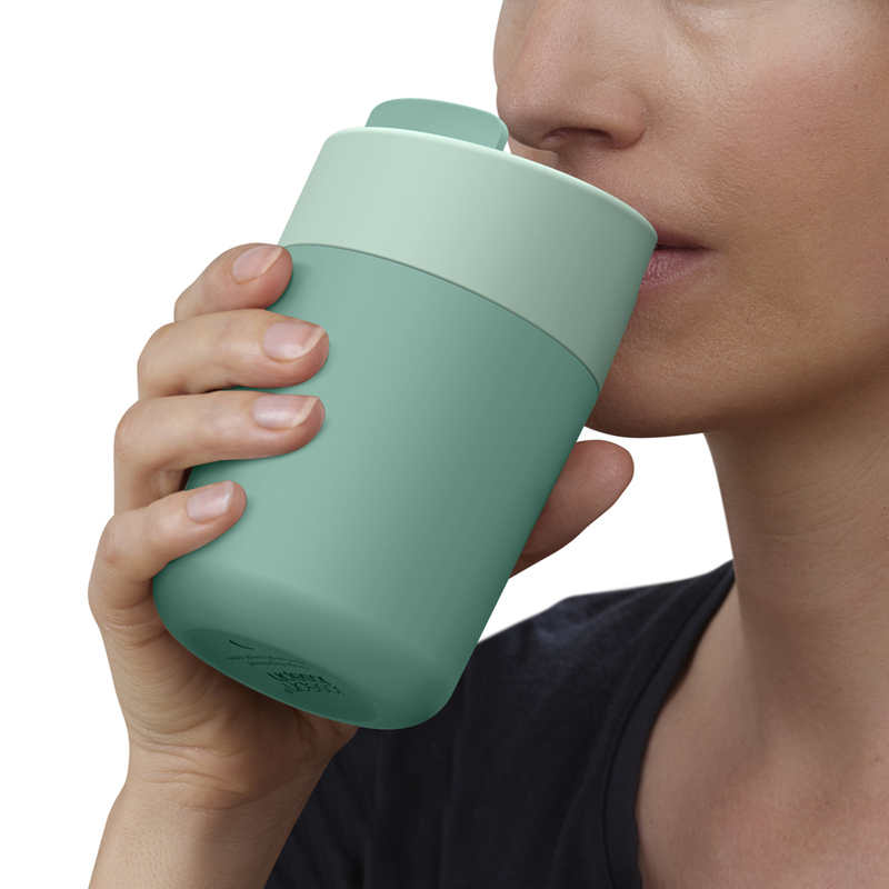 Hrnek cestovní s hygienickým uzávěrem Sipp Travel Mug 81122, 340ml, zelený