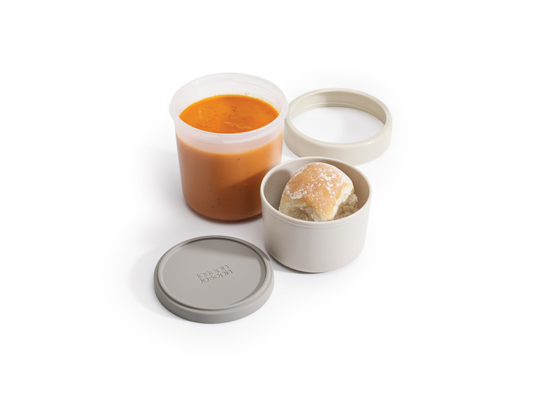 Soup Pot GoEat 81028, plast, 300/600ml, šedý