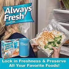 Vakuování potravin + vakuové sáčky - Always Fresh
