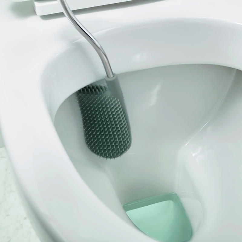 Sada 2x WC štětka Flex Lite 70523, bílá/šedá