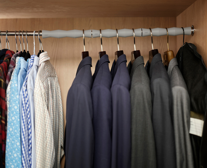Distanční vložky na šatní tyče (obleky, kabáty) Orderly 55007, ecru