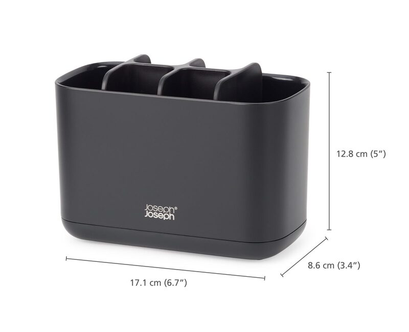 Stojánek na kartáčky EasyStore 70599, černý