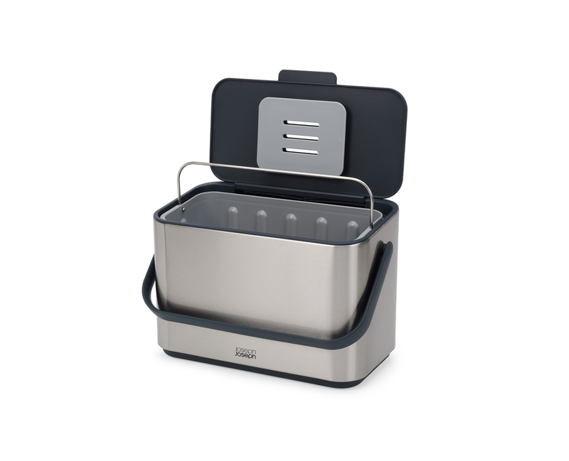 Nádoba na kompostovatelný odpad s uhlíkovým filtrem Collect 4L Stainless-steel 30145