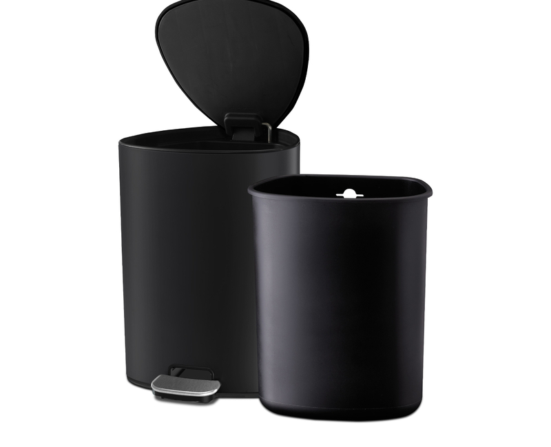 Pedálový odpadkový koš EasyStore Luxe 70595, 5L, černý