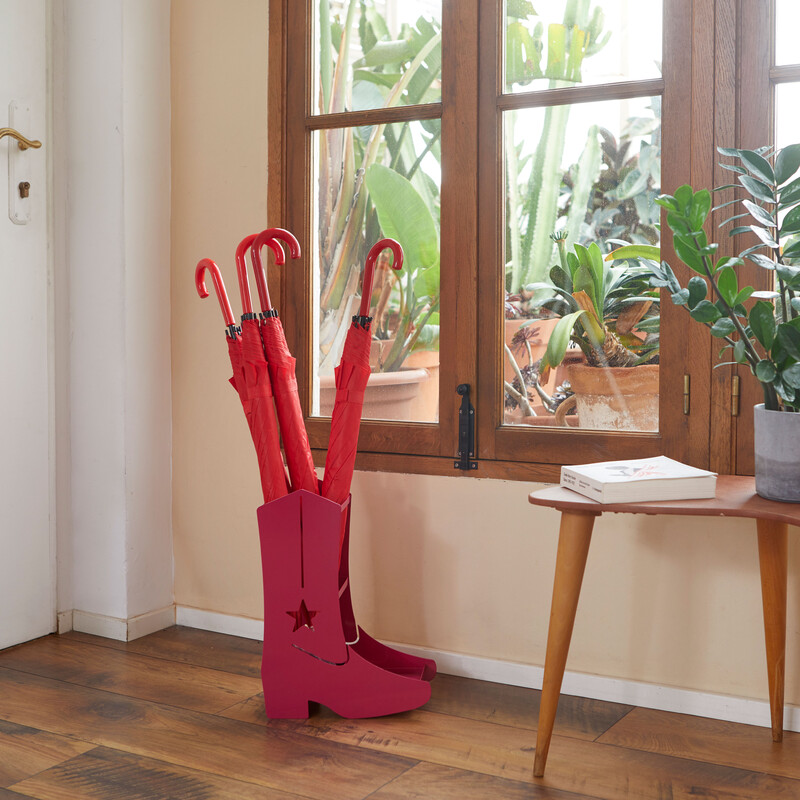 Stojan na deštníky Country Boots 27990, růžový