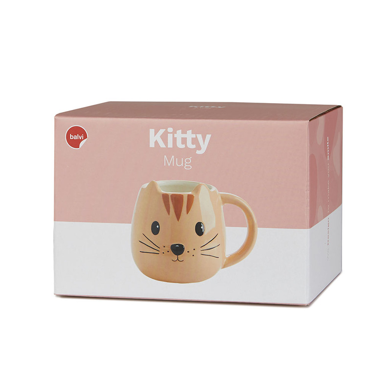 Hrnek Kitty 27557, 400ml, oranžový