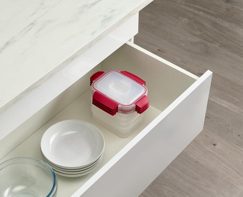 Dózy na potraviny Nest Lock 1000011, 1,1l, 4ks